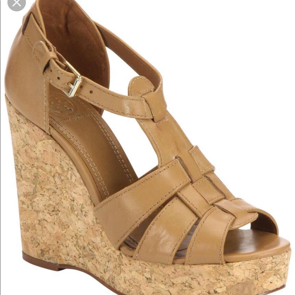 Tory Burch Cork Wedges